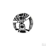 E_26-BI-A--Gałka-meblowa-Faces-Black&White-40-Drewniana-Dębowa-Emaliowana-Biała-(wzór A)-Dot-Manufacture-Skandynawskie-Uchwyty_1