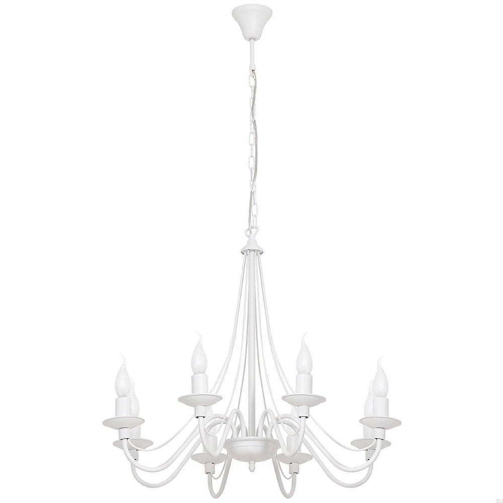 397P--Żyrandol-Róża-8-Metalowy-Biały-Artera-Skandynawskie-Uchwyty_1