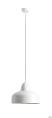 Como Metal White Hanging Lamp