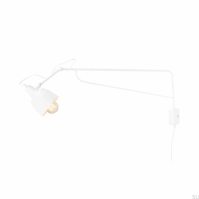 Soho Large Metal Wall Lamp White