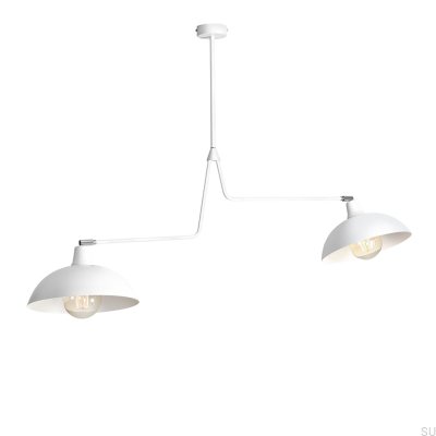 Espace 2 Metal Ceiling Light White
