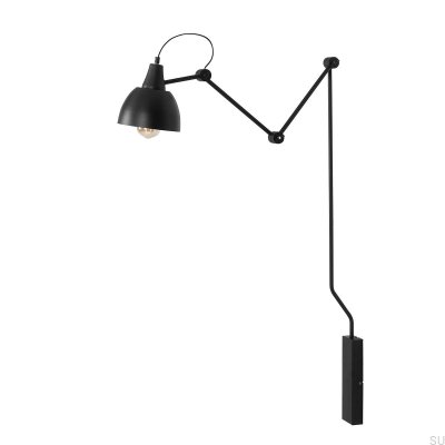 Aida Wall Lamp Medium Metal Black