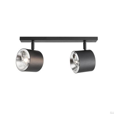 Bot 2 Metal Black Ceiling Light