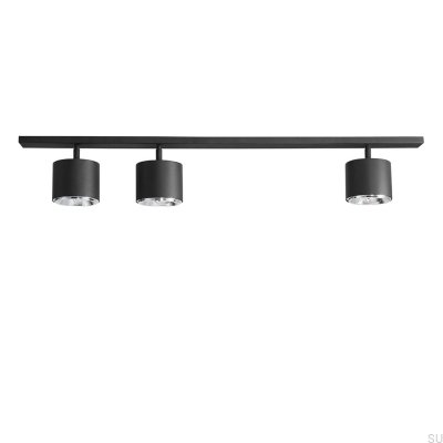 Bot 3 Ceiling Light Metal Black