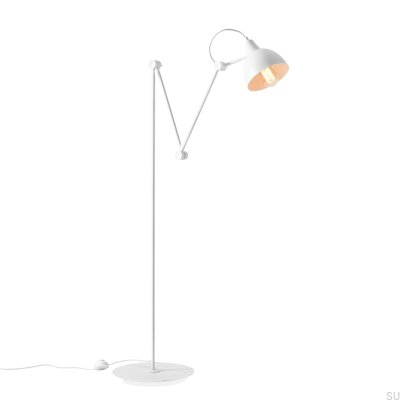 Aida Metal Floor Lamp White