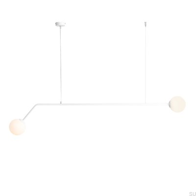 Pure Metal White Hanging Lamp