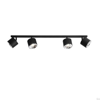 Ceiling Lamp Bot 2x2 Metal Black