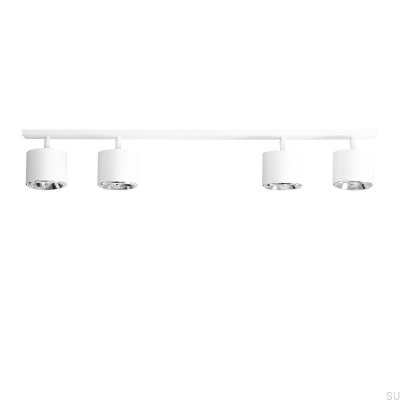 Ceiling Lamp Bot 2x2 Metal White