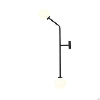 Pure Vertical Wall Lamp Metal Black