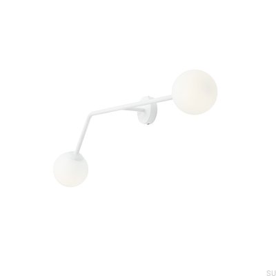 Wall lamp Pure Horizontal Metal White