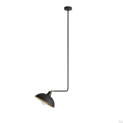 Espace Long Metal Black Ceiling Light