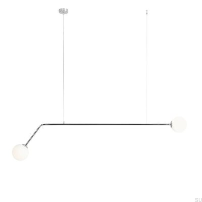 Hanging lamp Pure Metal Silver Chrome