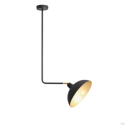 Espace Metal Black Ceiling Light