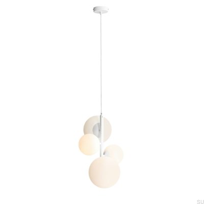 Bloom 4 Metal White Hanging Lamp