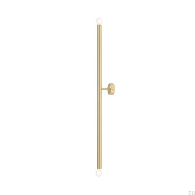 Tubo 2 L Brass Wall Lamp