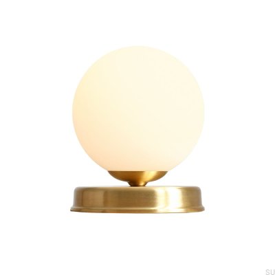 Ball S Desk Lamp Brushed Brass