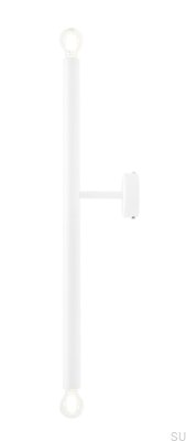 Tubo 2 S Wall Lamp Metal White