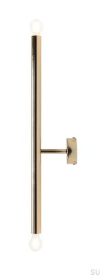 Tubo 2 S Wall Lamp Metal Gold