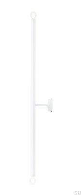 Tubo 2 L Metal Wall Lamp White