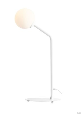 Pure Metal Desk Lamp White