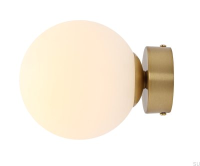 Ball S Wall Lamp Brushed Brass