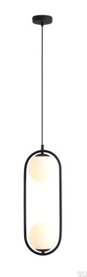 Riva 2 Metal Black Hanging Lamp