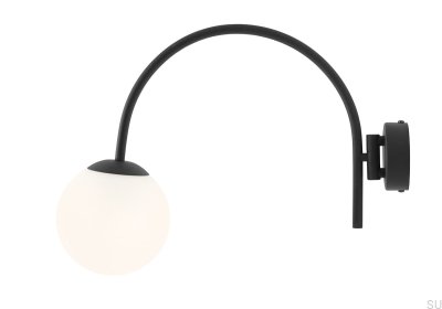 Nave Metal Black Wall Lamp