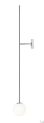 Pinne Metal Wall Lamp Silver Chrome