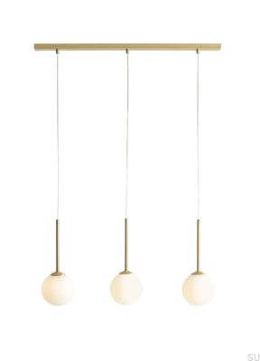 Bosso 3 Brass Hanging Lamp