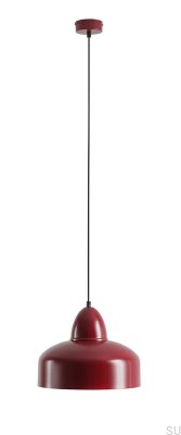 Como Metal Burgundy Hanging Lamp