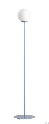 Pinne Floor Lamp Metal Blue