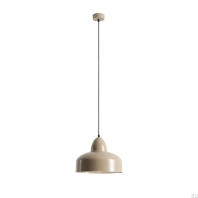 Como Metal Beige Hanging Lamp