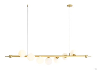 Wave 7 Brass Pendant Lamp