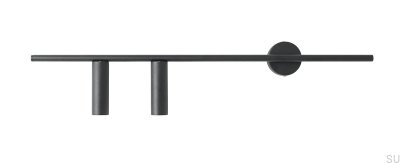 Trevo 2 Metal Black Wall Lamp (Left)