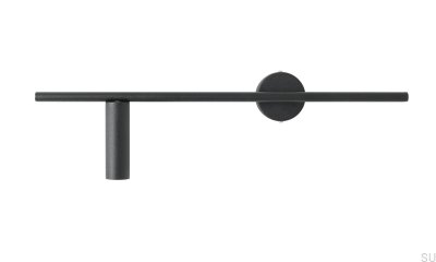 Trevo Metal Black Wall Lamp (Left)