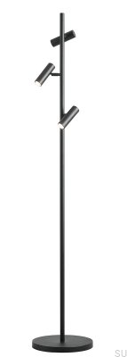 Trevo Metal Black Floor Lamp