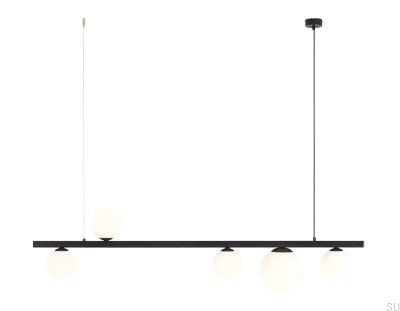 Garda 5 Metal Black Hanging Lamp