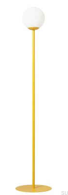 Pinne Metal Mustard Floor Lamp