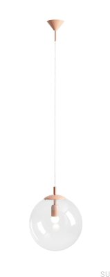 Globe Metal Coral Hanging Lamp