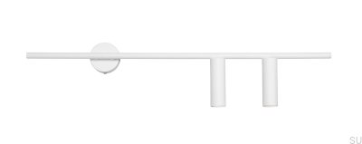 Trevo 2 Metal Wall Lamp White (Right)