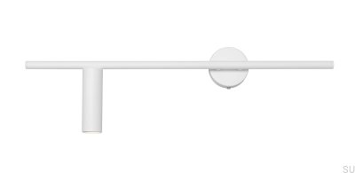 Trevo Metal Wall Lamp White (Left)