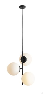 Fin 3 M Metal Black Hanging Lamp