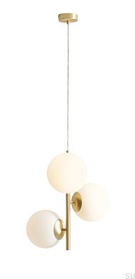 Fin 3 M Brass Hanging Lamp