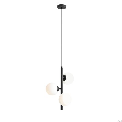 Fin 3 S Metal Black Hanging Lamp