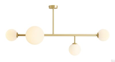 Dione 4 Brass Ceiling Light