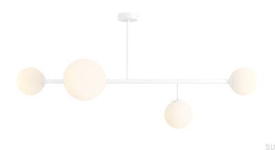 Ceiling Lamp Dione 4 Metal White