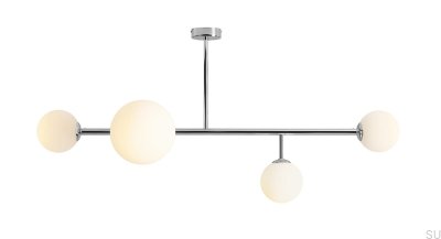 Dione 4 Ceiling Light Metal Silver Chrome