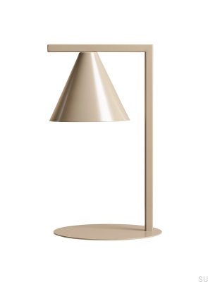 Desk lamp Form Metal Beige