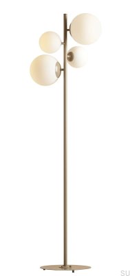 Bloom Floor Lamp Metal Beige