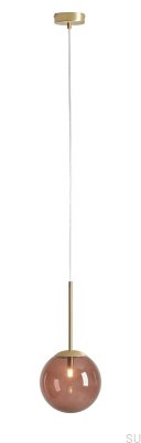 Bosso Mini 20 Multicolour Choco Cream Brass Pendant Lamp